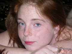 Freckled Face Teen Spreads Ass
