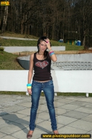 Pissing in park