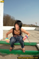 Pissing in park
