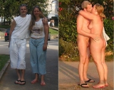 dressed undressed public amateur