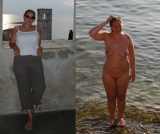 dressed undressed public amateur