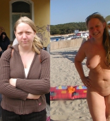 dressed undressed public amateur