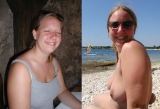 dressed undressed public amateur