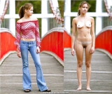 Dressed Undressed Nude Females #2