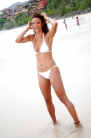 Eva La Rue Bikini candids Mexico