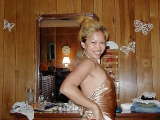 Brown satin