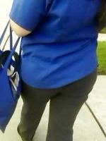 My wifes fat ass