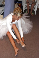 Wedding bride oops,flashing 2