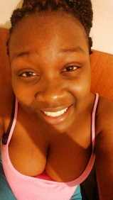 Big boobs black teen in bikini