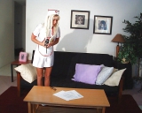 The perils of Nikki -trouble in white panties 5.