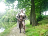 Fabienne french mature outdoor