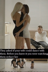 Threesome Captions
