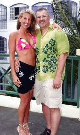 Blonde mature and her lover