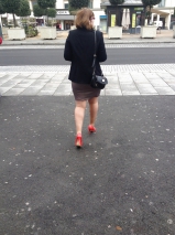 Pupleuse et sey en bas ou collant