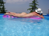 Une pause dans mon jardin ..