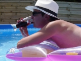 Une pause dans mon jardin ..
