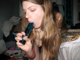 Cutie with dripping pussy