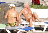 Older women naked outdoor 2.