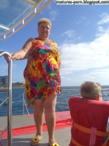 Sexy russian granny in bikini