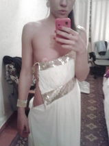 Naked phone selfies - teen tries out her new mobile