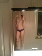 Skinny blonde teen - emo teen who likes to get naked for sel