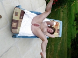 french slut wife danielle sunbathing