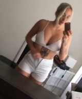 my girl at the gym
