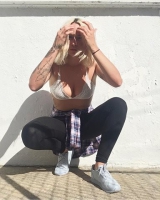 my girl at the gym