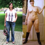 uk SILF from birmingham holly harris dressed undressed