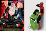 Super Heroines Cartoon Fantasies