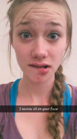 Skinny snapchat teen - sexy selfshot pics