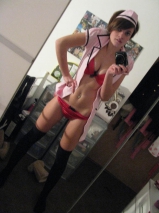 Chav teen likes to play dress up - hottie with a tight body