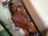 Brunette hottie teen - british amateur nude at home