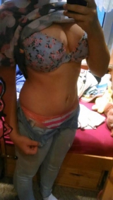 Busty and blonde naked british teen - amateur selfie taker g