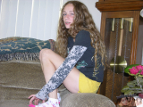 Brunette Teen Modeling Nude