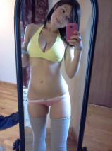 USA woman boobs pussy selfie
