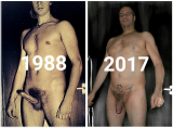 Adrian naked posing showing cock
