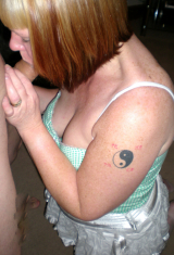 Sexy slut sucks guys in sexy outfits