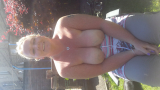 Cum on blonde tits