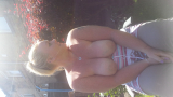 Cum on blonde tits