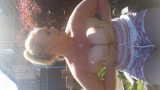 Cum on blonde tits