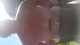 Cum on blonde tits