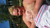 Cum on blonde tits