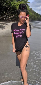 Enjoying the Beach with New Friend