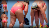 bbw beach candid