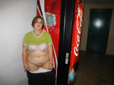 granny shows pussy