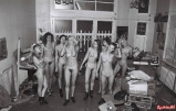 Pretty women. Hairy pussy. Retro. 3