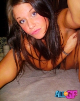 Young girlfriend shows ass