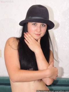 Naked virgin in hat - N