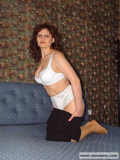 Mature businesswoman strips - N